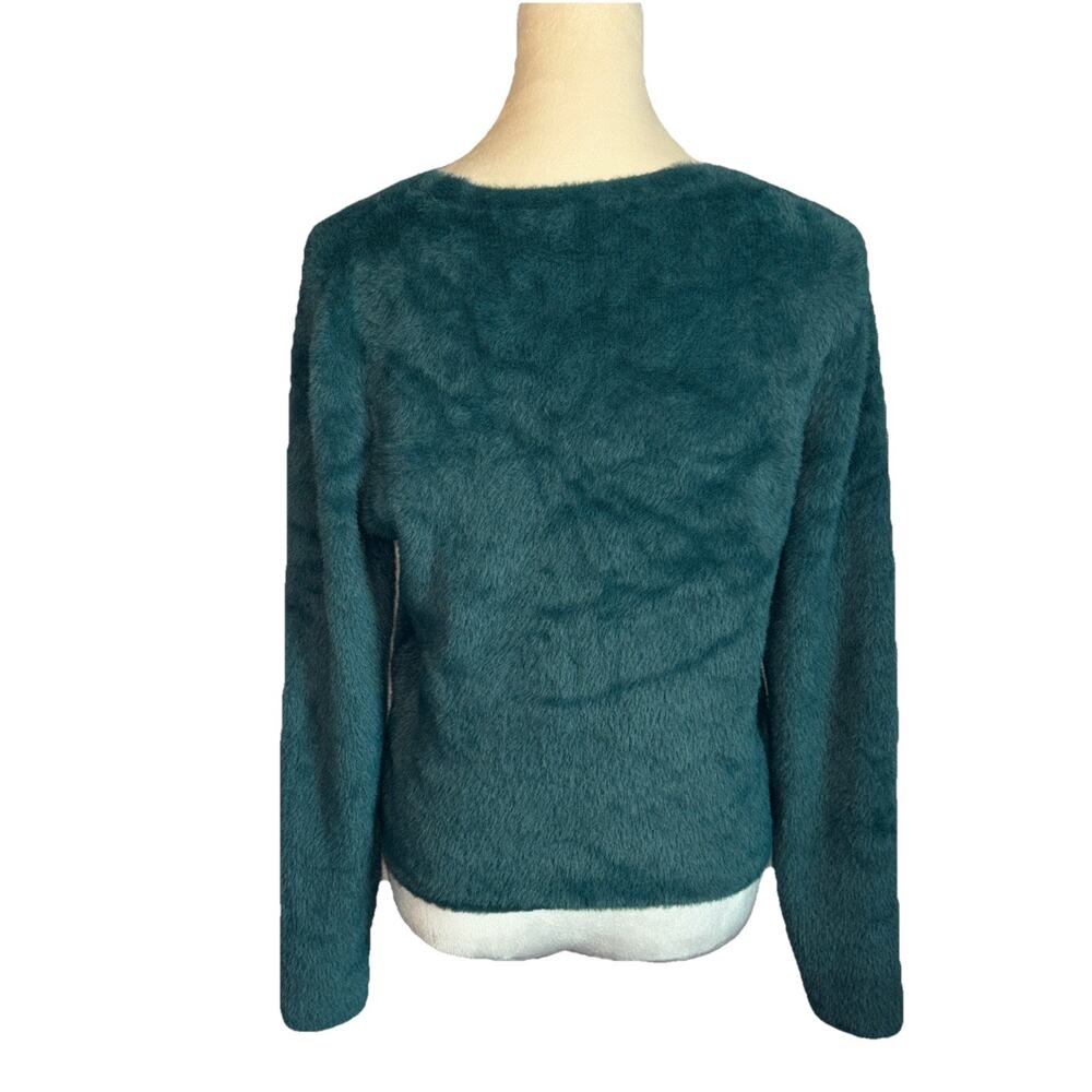 Abercrombie Fitch Soft Cozy Fuzzy Button Up Cardi… - image 2